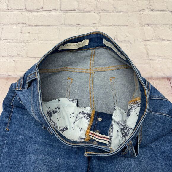 Anthropologie Pilcro & The Letterpress High Rise Flare Jeans 27 Denim D040 -5 - Picture 10 of 16